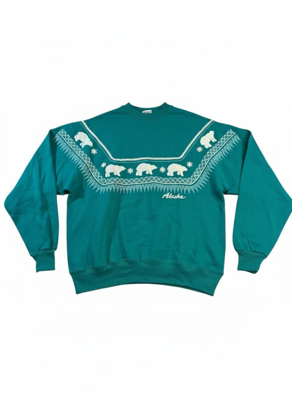 Vintage Alaska Polar Bear Sweatshirt (Hanes Activewear XL)